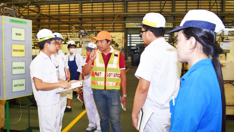 บริษัท พี ควอลิตี้ แมชชีน พาร์ท จำกัด ต้อนรับคณะจาก SIAM KUBOTA Corporation Co.,Ltd. เข้าตรวจติดตามผลการดำเนินกิจกรรม เตรียมความพร้อมก่อนการแข่งขัน ในกิจกรรม "SKCA DELIVERY KAIZEN AWARD" ประจำปี 2561 เมื่อวันที่ 24 เมษายน 2561